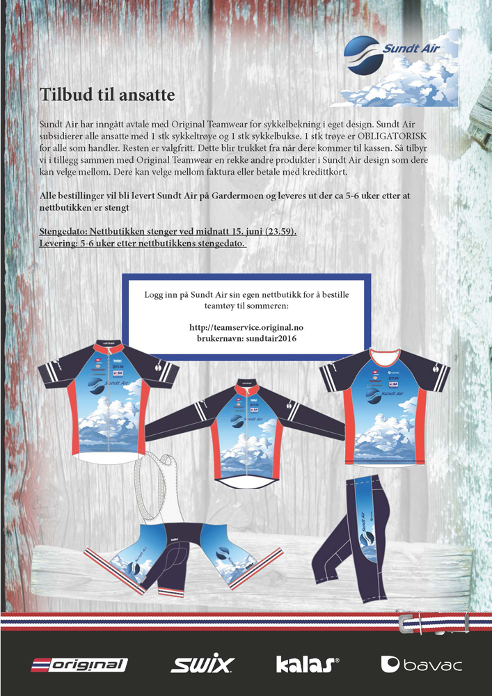 Sundt Air kolleksjon